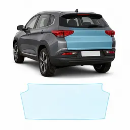 Антигравійна захисна бронеплівка за лекалами для Chery Tiggo 7 I 2016-2020 - зона кришки багажника