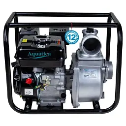 Мотопомпа 7.5 к.с. Hmax 30м Qmax 70м³/год (4-х тактний) AQUATICA AQ30CX (772532) - мініатюра 2