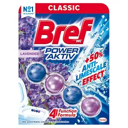 Туалетний блок Bref Сила Актив Лаванда 50 г (9000100956048/9000101545777)