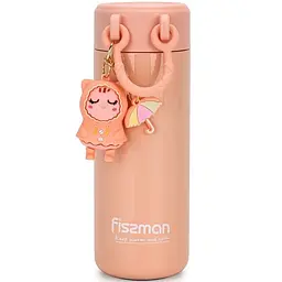 Термос Fissman 380 мл рожевий (9862)