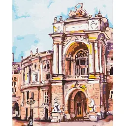 Картина за номерами Brushme Одеський театр ©Maznyeva Maryna BS53361, 40х50 см