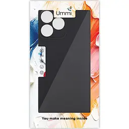 Чохол Silicone Cover Ummi Lakshmi Full Camera (AA) для Realme Note 50 5G Чорний / Black - мініатюра 2