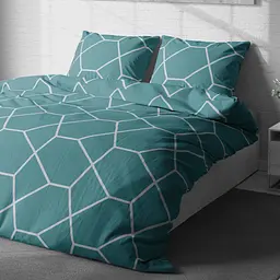 Комплект постільної білизни LeLit P-0206/2 Євро 200х215 см (le2000000310084) - мініатюра 4