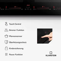 Індукційна варильна поверхня Klarstein Masterzone 90 Slim Flex (10045796) - мініатюра 3