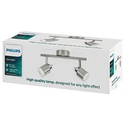 Cвітильник Philips Meranti bar/tube nickel 2x35W 230V стельовий/настінний акцентного освітлення (915005222201) - мініатюра 2