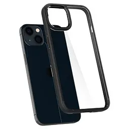 Чохол прозорий протиударний Spigen Ultra Hybrid Crystal ACS03351 для iPhone 13 Mini (5.4") Matte Black