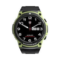 Розумний смарт-годинник Smart Watch DM55 AMOLED Full HD з Bluetooth-дзвінками та 20+ спортивними режимами Зелений - мініатюра 2