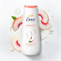 Гель для душу Dove White Peach & Rice Milk Rebalancing Shower Gel 400 мл - мініатюра 2
