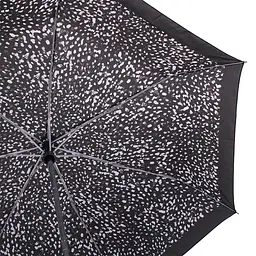 Жіноча складана парасолька повний автомат Happy Rain 95 см чорна - мініатюра 4