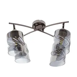 Люстра стельова Brille в спальню Е27 60W BK (LK-723S/4) - мініатюра 5