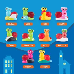 Натуральні цукерки Bob Snail Яблуко-Груша з колекційною іграшкою Dragosnails 20 г - мініатюра 3