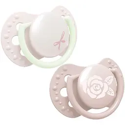Пустушка силіконова динамічна LOVI Baby Shower Girl 0-2 місяців 2 шт. (22/900girl)