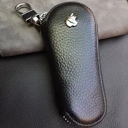 Шкіряна ключниця для автомобільних ключів з логотипом Apple - мініатюра 5