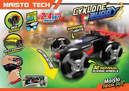 Іграшкова машинка Maisto Tech Cyklone Buggy (82241 black) - мініатюра 6