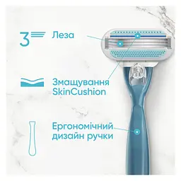 Бритва Venus Smooth з 5 змінними картриджами (7702018363490) - мініатюра 4