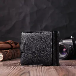 Чоловічий шкіряний гаманець ST Leather 11,5х9,5х2 см acs0028298 - мініатюра 8