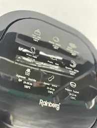 Аерофритюрниця Rainberg RB-2287 12.5 л з сенсорним керуванням 4200 Вт - мініатюра 7