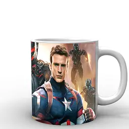 Кухоль GeekLand Залізна Людина Iron Man Стів Роджерс та Тоні Старк Месники IM.02.083 330 мл білий - мініатюра 3