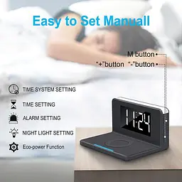 Розумний годинник з LED-підсвіткою і бездротовою зарядкою SY-W0241 - мініатюра 4