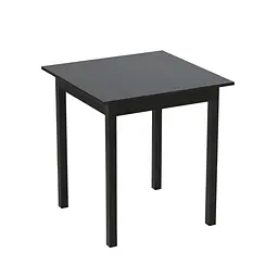 Стіл кухонний Ferrum-decor Дієго 75x80x80 Чорний ДСП Сосна Кембра 16мм (FRD-105716)