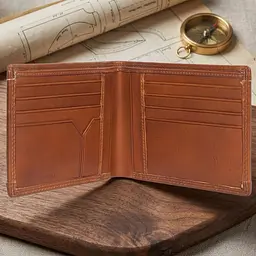 Чоловіче портмоне Tony Perotti натуральна шкіра Cortina 5014 tan (90094) руде - мініатюра 4