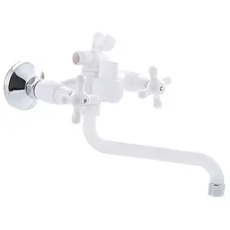 Змішувач для ванни Plamix Amax-142 white PM0585 Білий