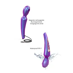 Стимулятор для клітора Love To Love Pleaser Iridescent Night, ефект постукування, 5 режимів - мініатюра 4