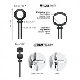 Регульоване ерекційне кільце Dorcel Fit Ring, 13х3 см - мініатюра 14