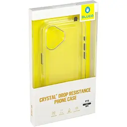 Чохол Blueo Crystal+ Drop Resistance для Apple iPhone 16 Transparent [115584] - мініатюра 2