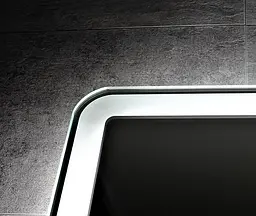 Дзеркало Dusel DE-M3051 75x100CM збільшувальна лінза + сенсорне включення + підігрів+ годинник / температура, Білий - мініатюра 11