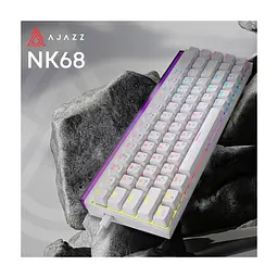 Клавіатура Ajazz NK68 Red Switch USB UA White (NK68-R-W) - мініатюра 7