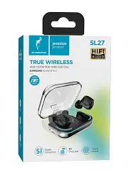 Bluetooth-гарнітура SkyDolphin TWS SL27 Black (SDBTE-000192) - мініатюра 3