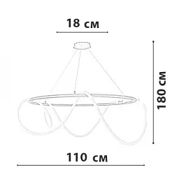 Підвісна люстра Friendlylight Elision M FL5143 - мініатюра 3