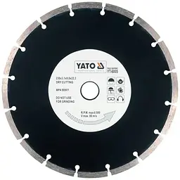 Диск алмазний сегмент YATO SEGMENT Ø=230x8.0x22.2 мм (YT-6005)