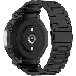 Ремінець DK для Xiaomi Amazfit T-Rex 2 (A2169) Metal Fitlink Steel Band (black) - мініатюра 3