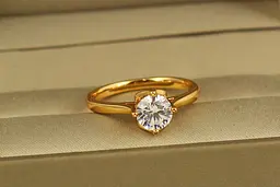 Кільце Xuping Jewelry Сяйво кохання р 17 золотисте