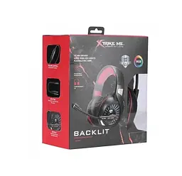 Дротові навушники Xtrike Me Gaming RGB Backlight GH-890, USB, 3.5mm, 2.2m, black - мініатюра 6