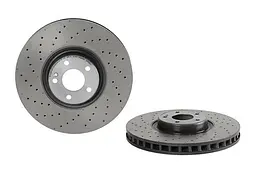 Диск гальмівний вентильований Mercedes E-class, Glc, Cls, C-class, Eqc 13-25р Brembo (09.D524.13) - мініатюра 2