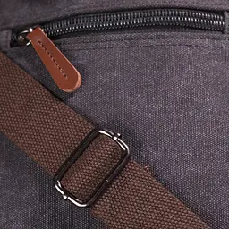 Стильна чоловіча сумка із щільного текстилю 21х24х9 см Vintage 21х24х9 см 000221887 - мініатюра 9