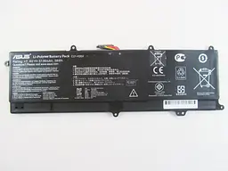 Акумулятор для ноутбука Asus VivoBook X202E C21-X202, 5136 mAh (38Wh), 4cell, 7.4V, Li-Pol, чорний