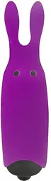Віброкуль зі стимулюючими вушками Adrien Lastic Pocket Vibe Rabbit Purple, 8.5х2.3 см (фіолетовий)