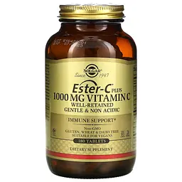 Вітамін C з Комплексом Цитрусових Біофлавоноїдів Ester-C Plus® 1000 мг – 180 таб