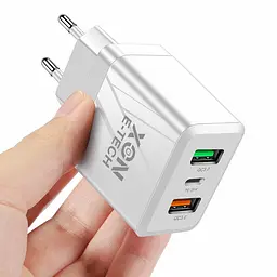 Зарядний пристрій XON PowerCharge 45W (PD25) USB Type-C  (PCWA045025A2С1W 6082) Білий