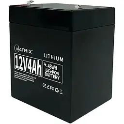 Аккумуляторная батарея для ИБП Matrix 12.8 V / 4 А*ч (MLR 1204)
