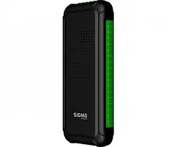 Телефон Sigma mobile X-style 18 Track захищений чорний із зеленим (4827798854433) - мініатюра 3