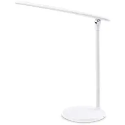 Лампа настільна ColorWay, White, з вбудованим акумулятором, USB, сенсорне керування, 36 LED, 300 лм, 3200K / 4300K / 6500K, 1800 mAh (CW-DL02B-W)