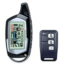 Двухсторонняя Cигнализация Sheriff ZX-1075 Турботаймер Пошук Авто На Паркінгу 2 Брелки LCD Дисплей - мініатюра 2
