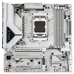 Материнська плата Gigabyte B850M EAGLE WIFI6E ICE (B850M EAGLE WIFI6E ICE) (Socket AM5, AMD B850, Micro-ATX)