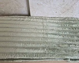 Плед-покривало Koloco королівський шарпей 1-149 смужка 4 см 200х230 фісташковий - мініатюра 5