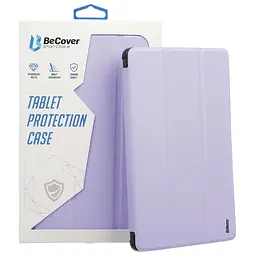 Чохол-книжка BeCover Ultra Slim Прозорий з кріпленням Apple Pencil для Apple iPad Air (4/5) 2020/2022 10.9 Пурпуровий